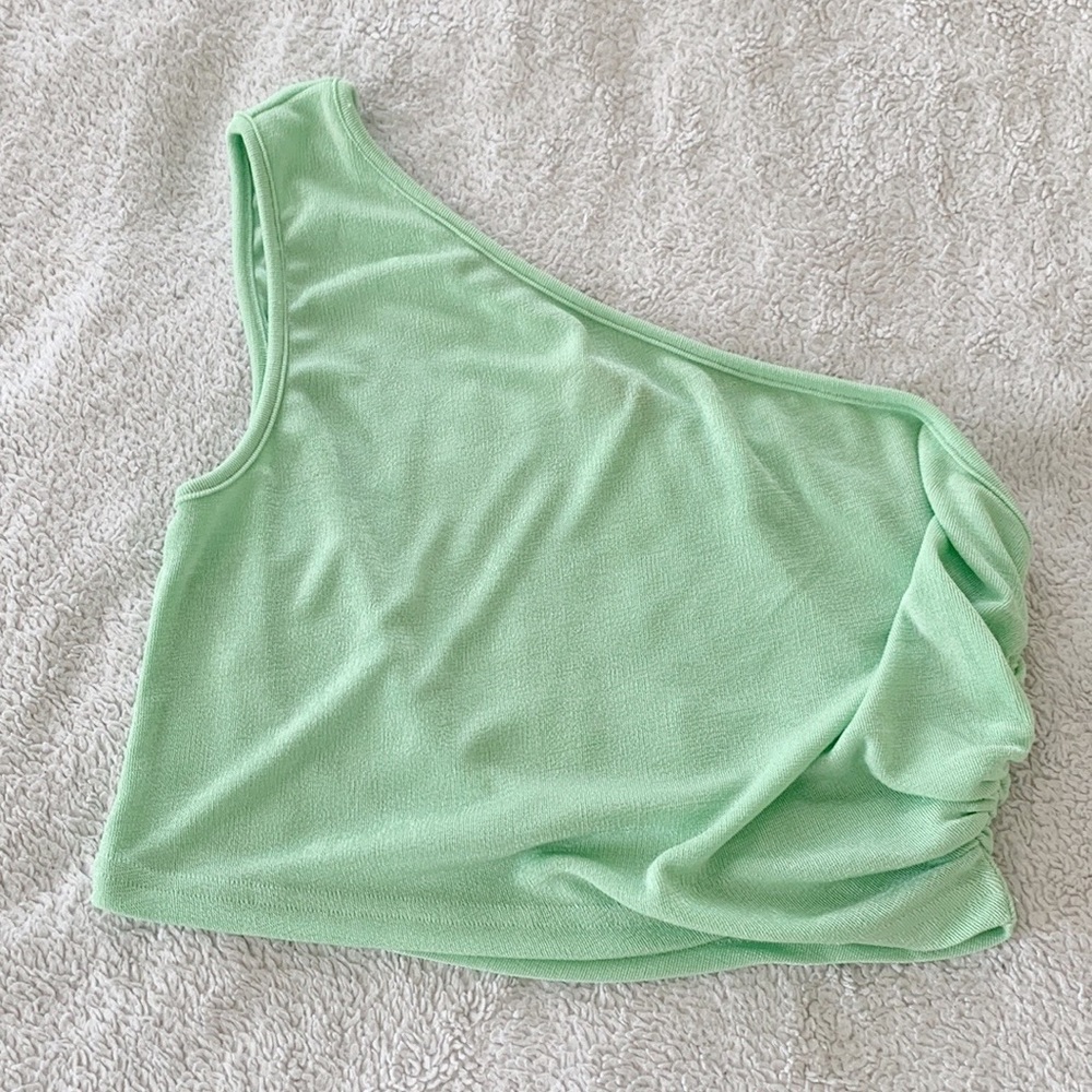 🌸Verge Girl | One Shoulder Tank - Picture 1 of 4